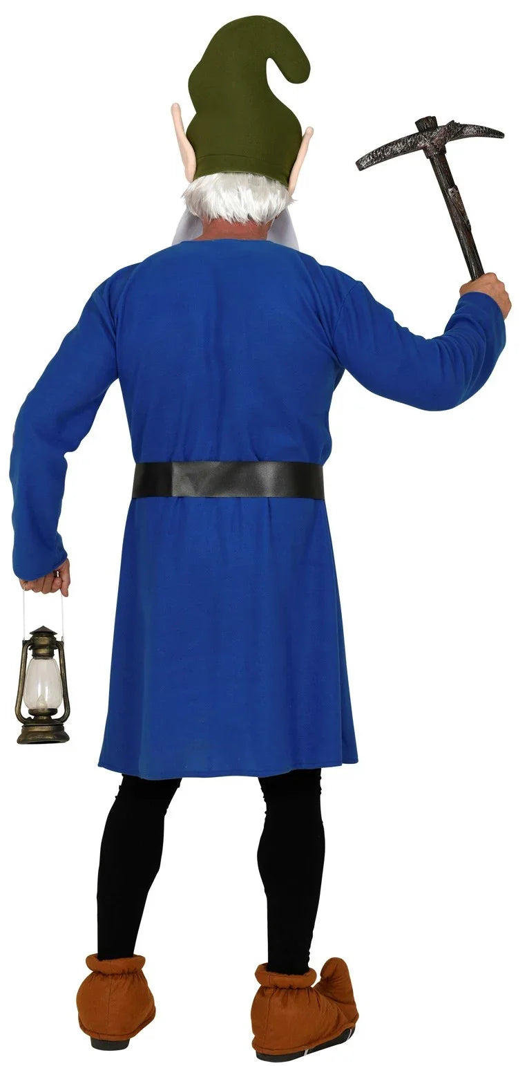 Disfraz de Enanito de Blancanieves Azul para Adulto Enanitos Widmann