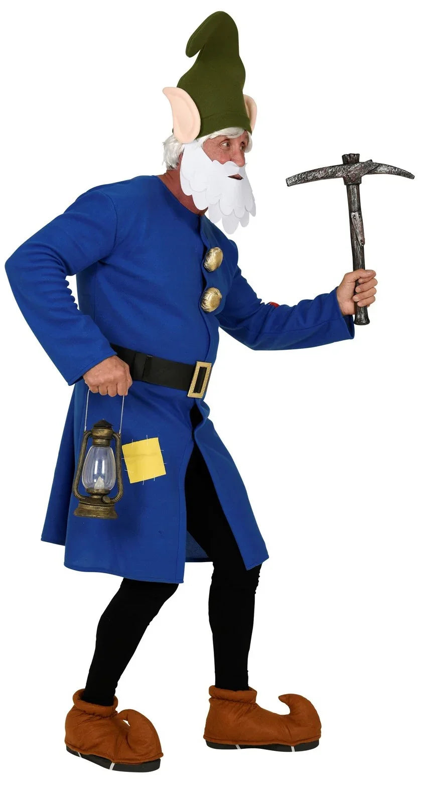 Disfraz de Enanito de Blancanieves Azul para Adulto Enanitos Widmann
