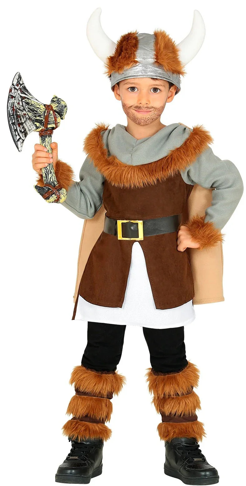 Disfraz de Vikingo con Capa para Niño Vikingos Infantiles Widmann