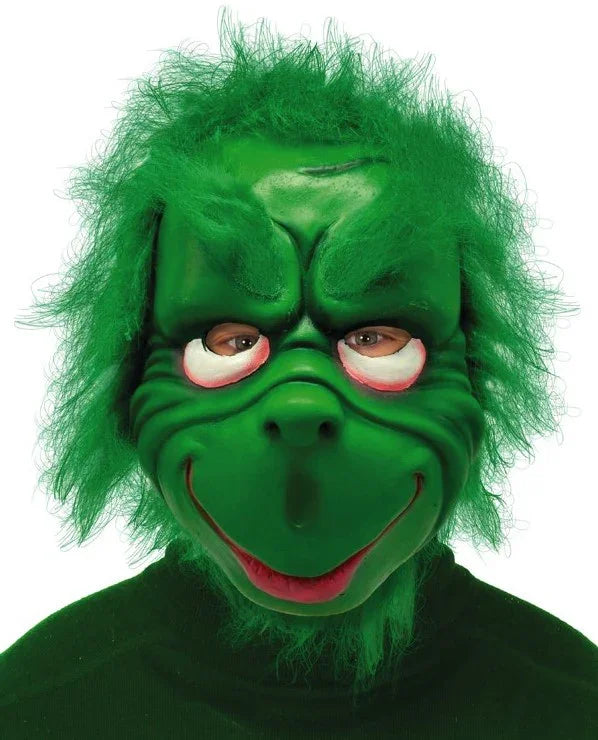Máscara del Grinch con Pelo Máscaras y Caretas Guirca