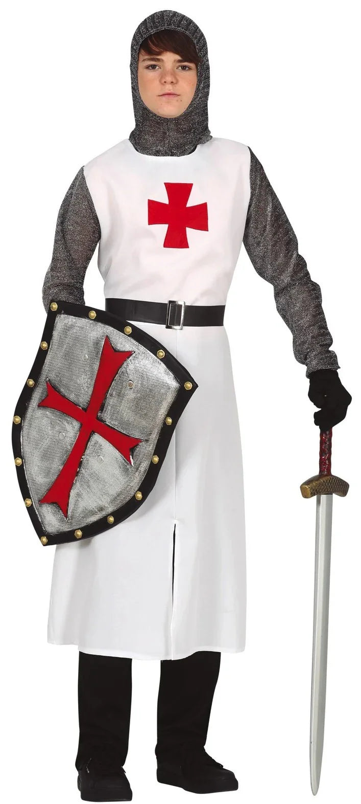 Disfraz de Caballero Templario para Niño Medieval Infantiles Guirca
