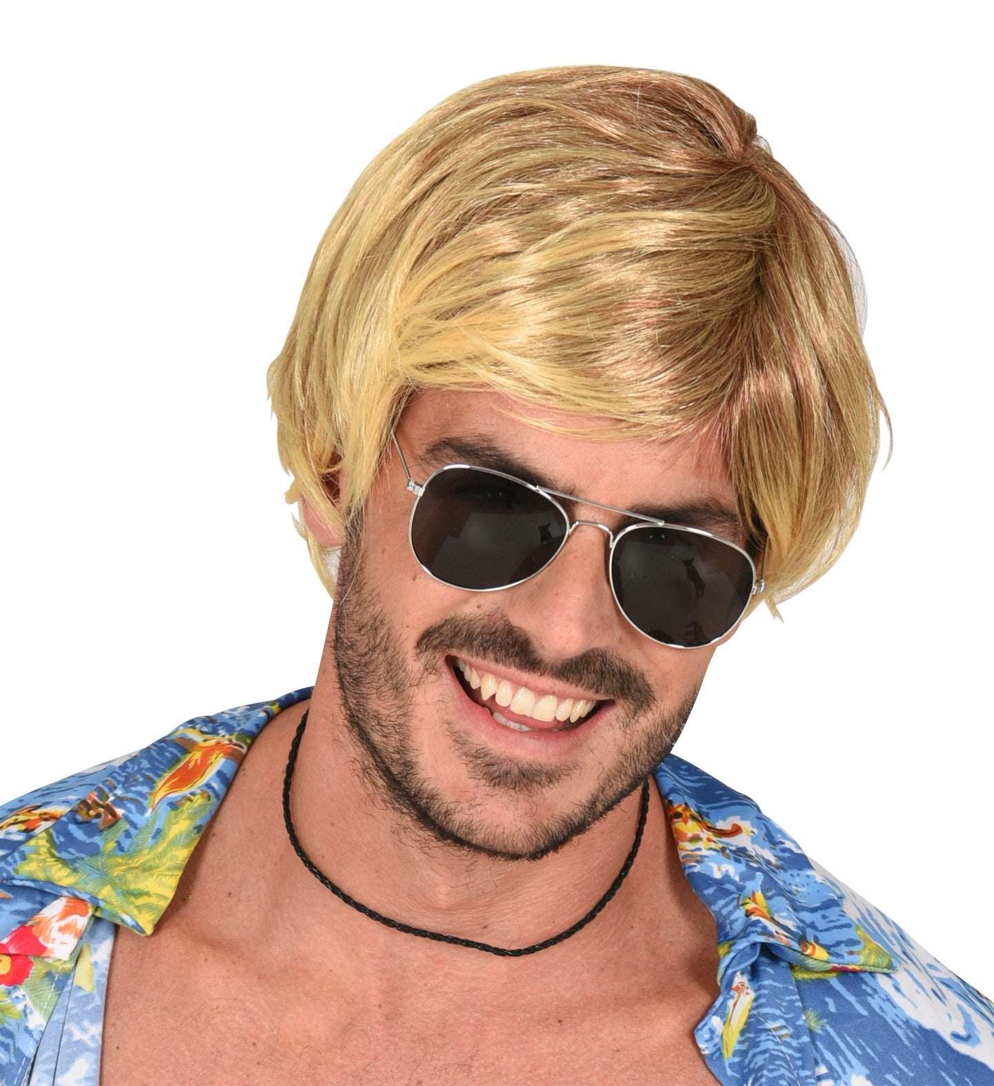 Peluca Rubia Corta Lisa de Estilo Surfero Pelucas Rubias Widmann