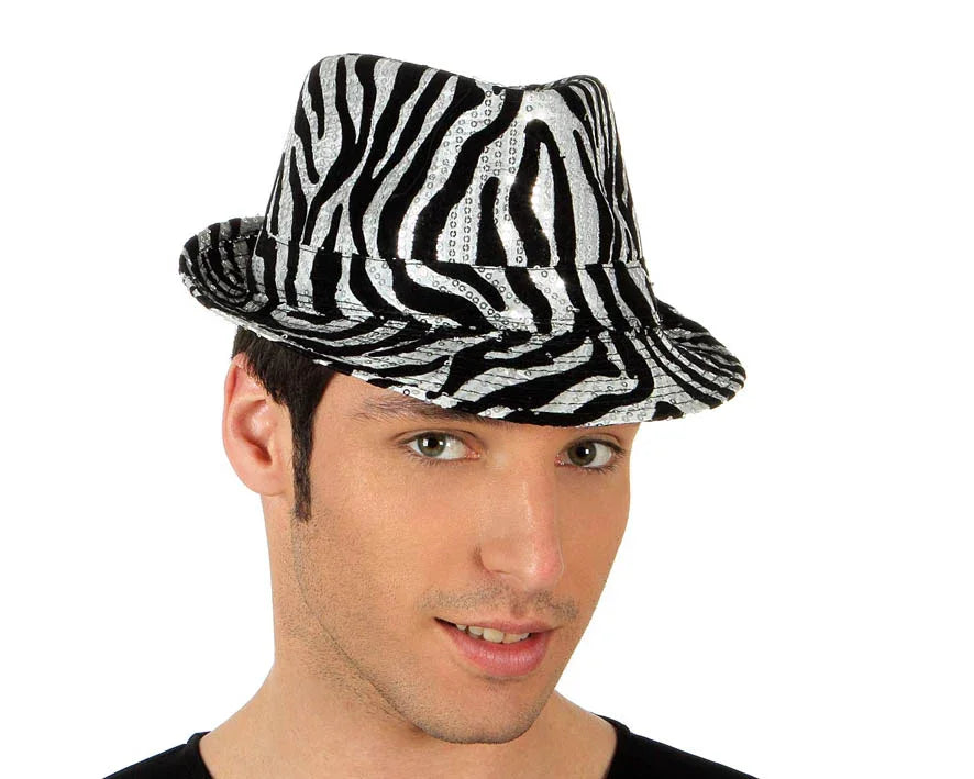 Sombrero estampado con lentejuelas COMPLEMENTOS Fashion Manufacturer