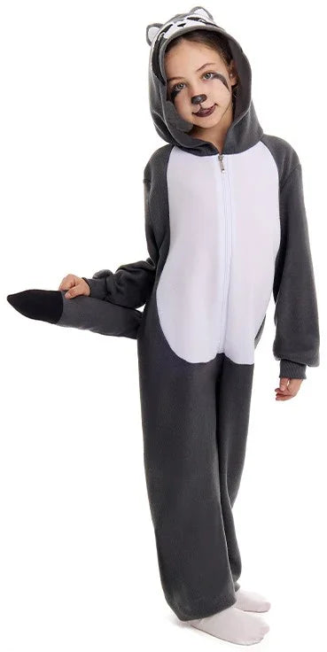 Disfraz de Mapache Infantil Animales Infantiles Partilandia