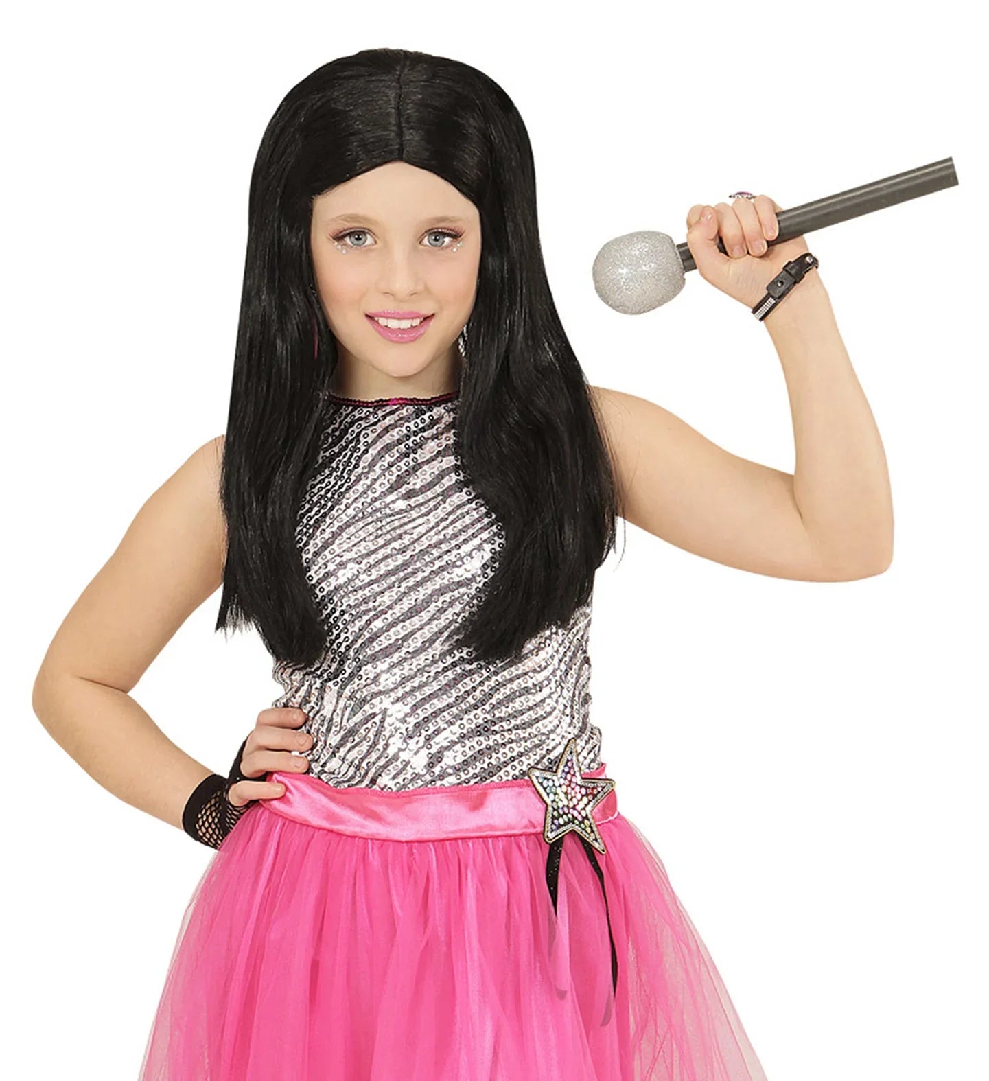 Peluca Morena Larga Lisa Infantil Pelucas Morenas Widmann