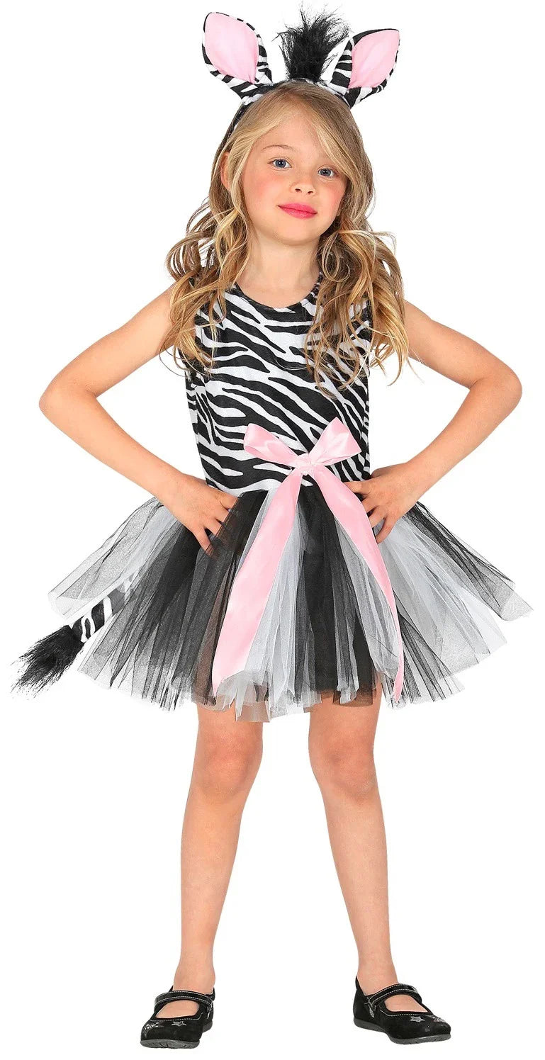 Disfraz de Cebra con Tutú Infantil Cebra Widmann