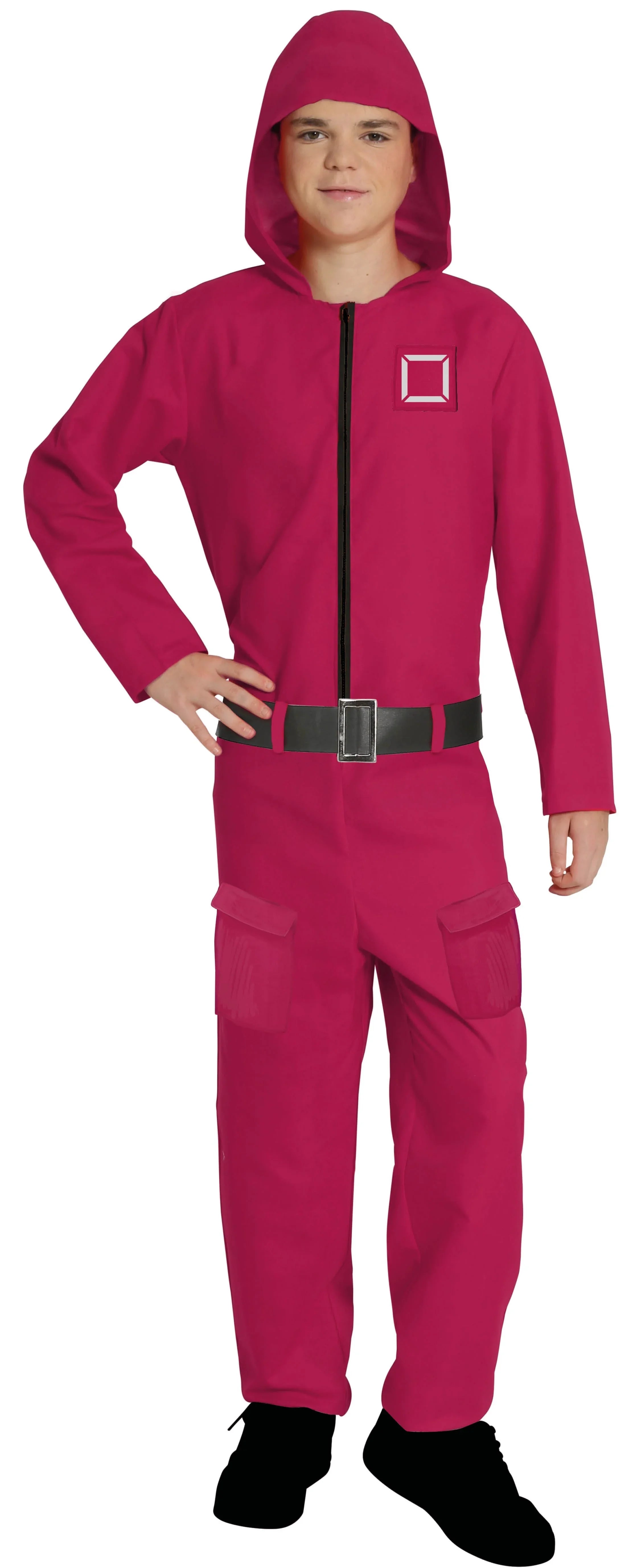 Disfraz Mono Rojo de El Juego del Calamar Infantil El Juego del Calamar Guirca