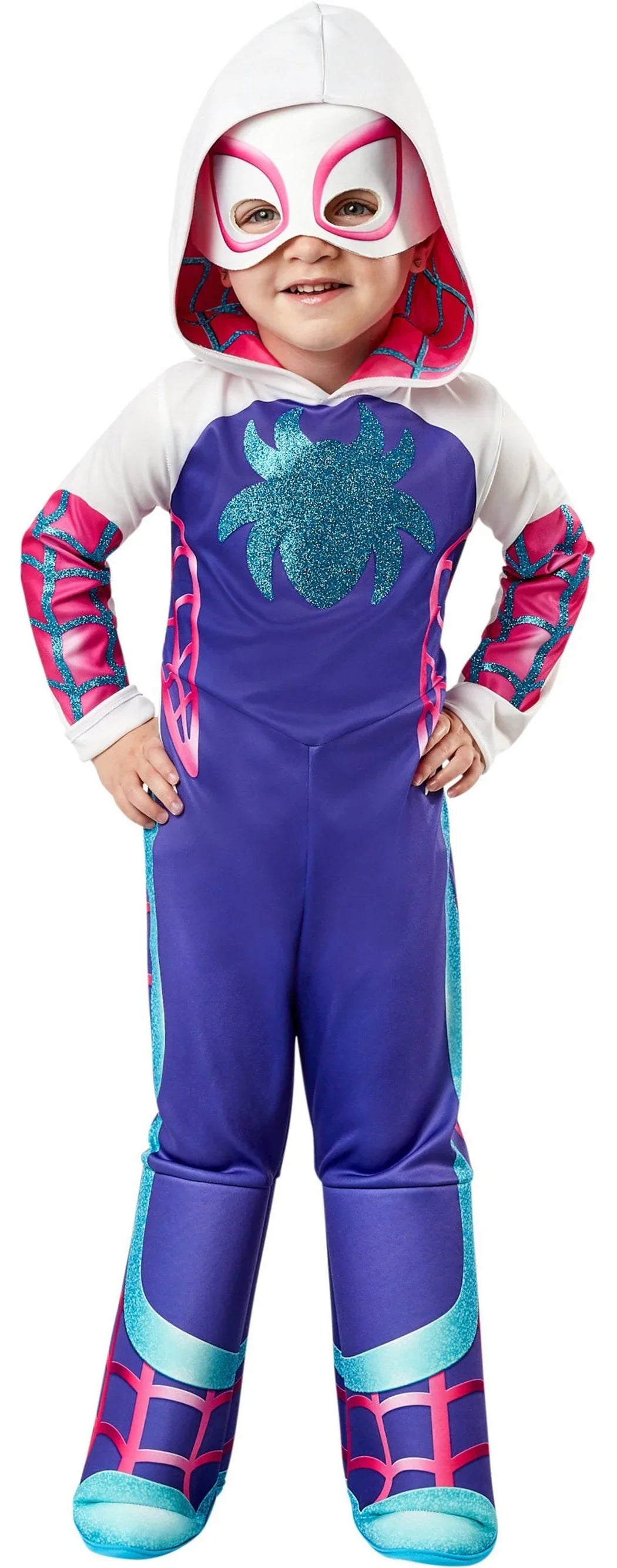 Disfraz de Ghost Spider para Niña Spiderman Rubies