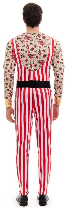 Disfraz de Forzudo Años 20 con Tatuajes para Hombre Forzudos Partilandia