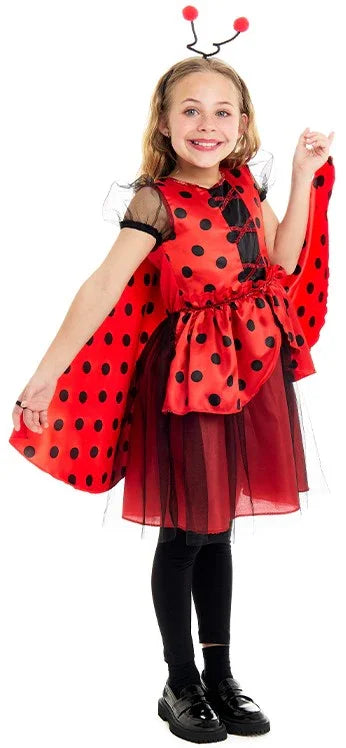 Disfraz de Mariquita con Alas para Niña Mariquita Partilandia