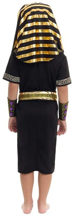 Disfraz de Faraón del Nilo Negro para Niño Egipcios Infantiles Partilandia