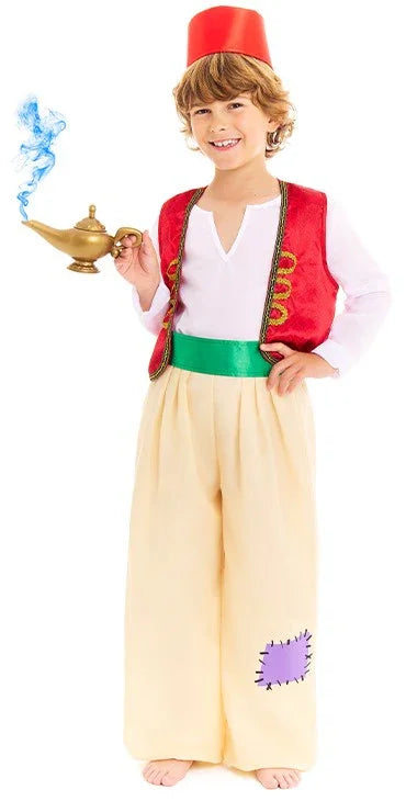 Disfraz de Árabe Aladino para Niño Árabes Infantiles Partilandia