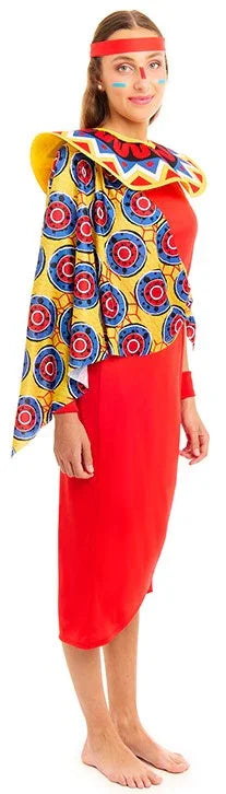 Disfraz de Tribu Masái para Mujer Africanos Partilandia