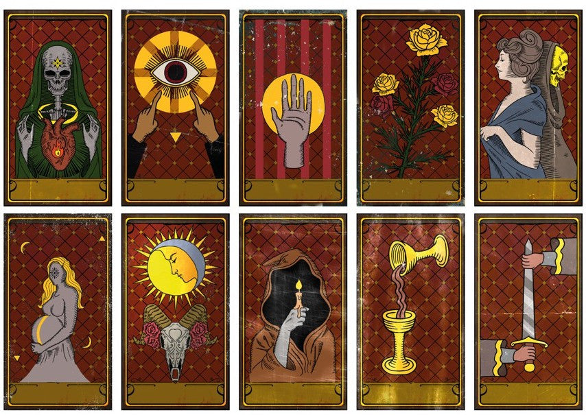 Set de 10 Cartas Voodoo Inicio Guirca