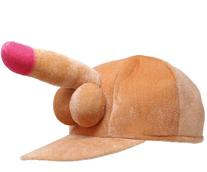 Gorra de Terciopelo con Pene Complementos para Despedidas Guirca