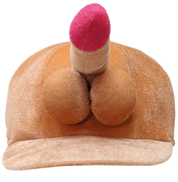 Gorra de Terciopelo con Pene Complementos para Despedidas Guirca