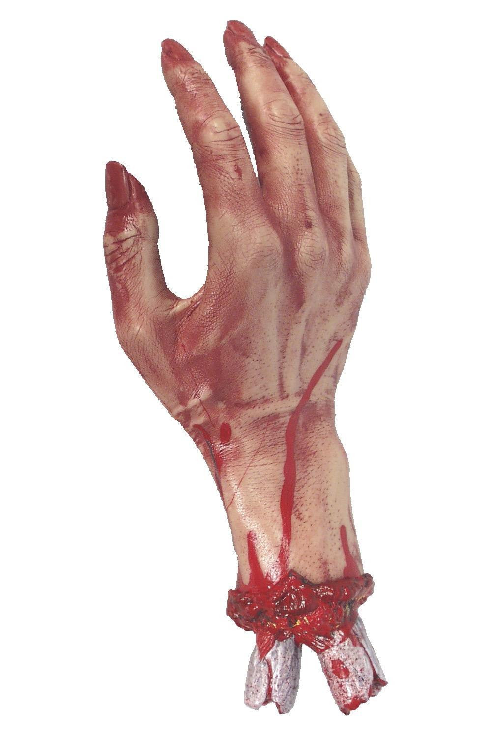 Mano Amputada Sangrienta Realista Decoración Halloween Smiffys