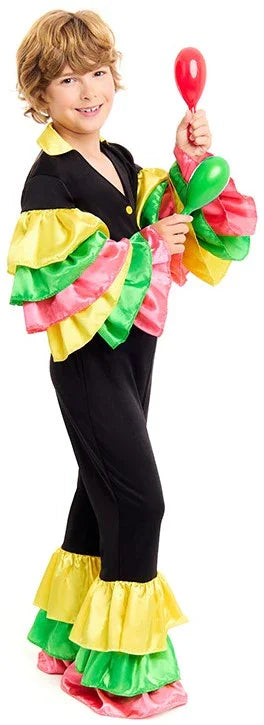 Disfraz de Rumbero Negro para Niño Rumberos y Caribeños Partilandia