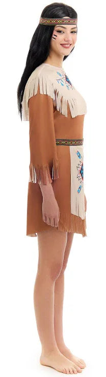 Disfraz de India Apache para Mujer Indio Partilandia