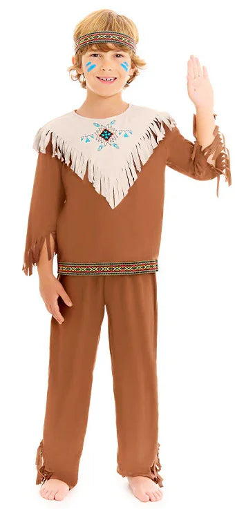 Disfraz de Indio Apache para Niño INFANTILES Partilandia