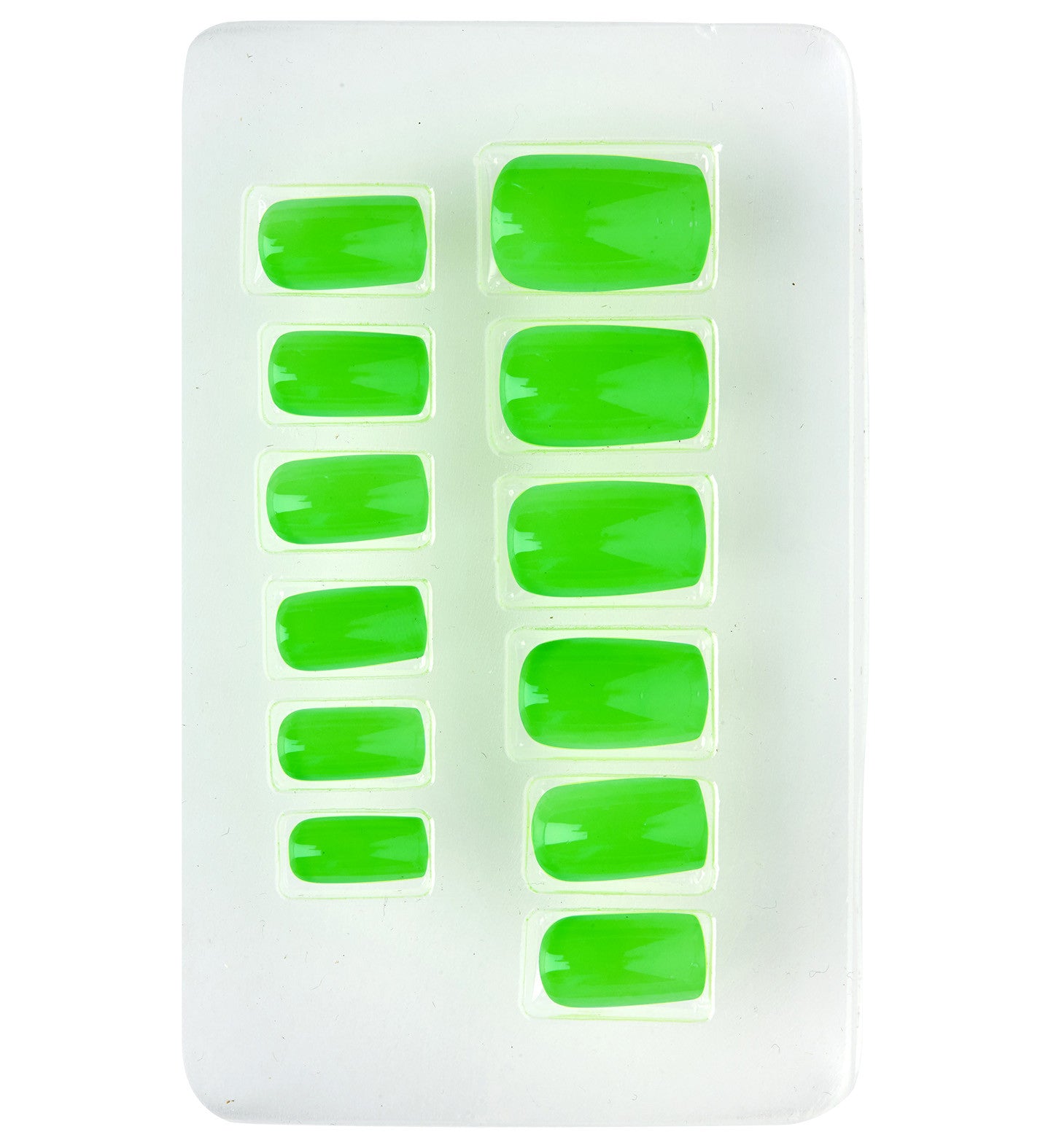 Uñas Postizas Verdes Fluorescentes Autoadhesivas Uñas Postizas Widmann