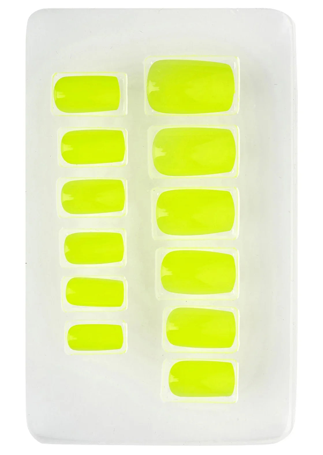 Uñas Postizas Amarillas Fluorescentes Autoadhesivas Uñas Postizas Widmann