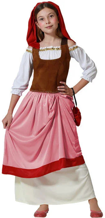Disfraz de Mesonera Infantil Medieval Infantiles Atosa