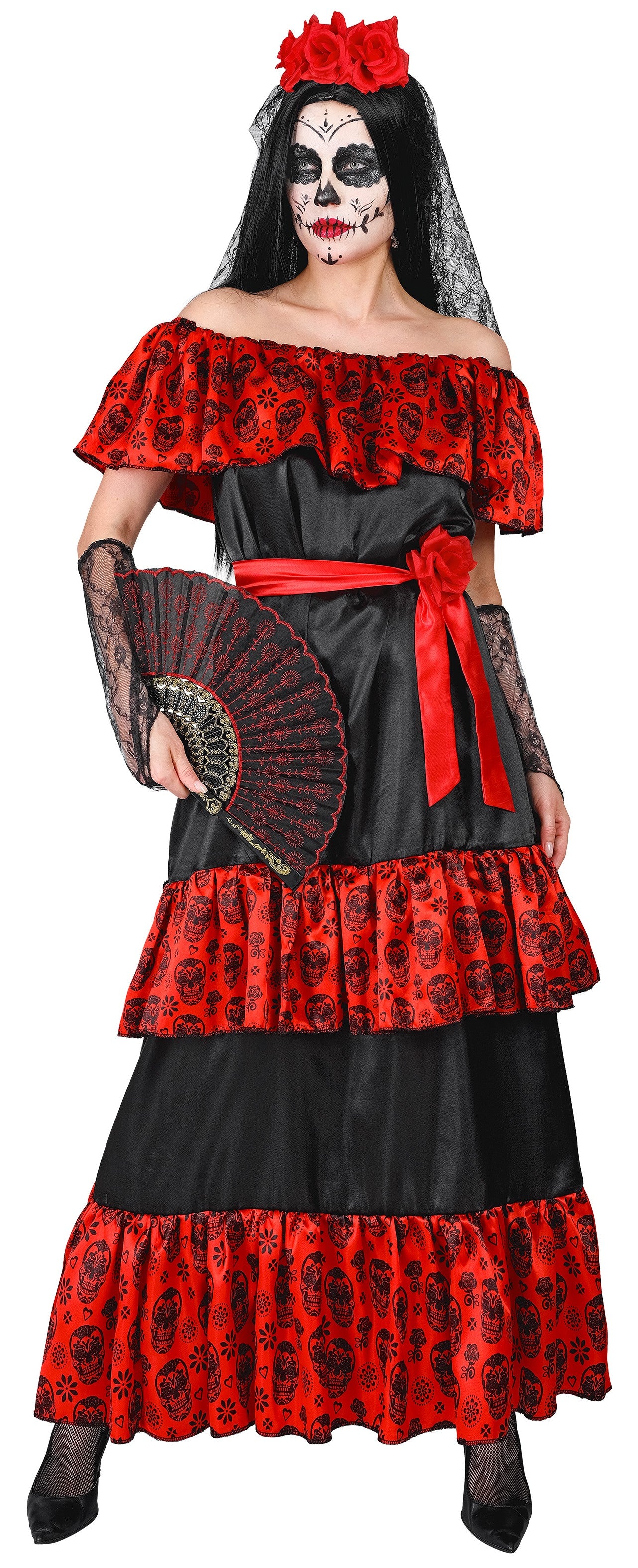 Disfraz de Catrina Mexicana Elegante para Mujer Catrina Widmann
