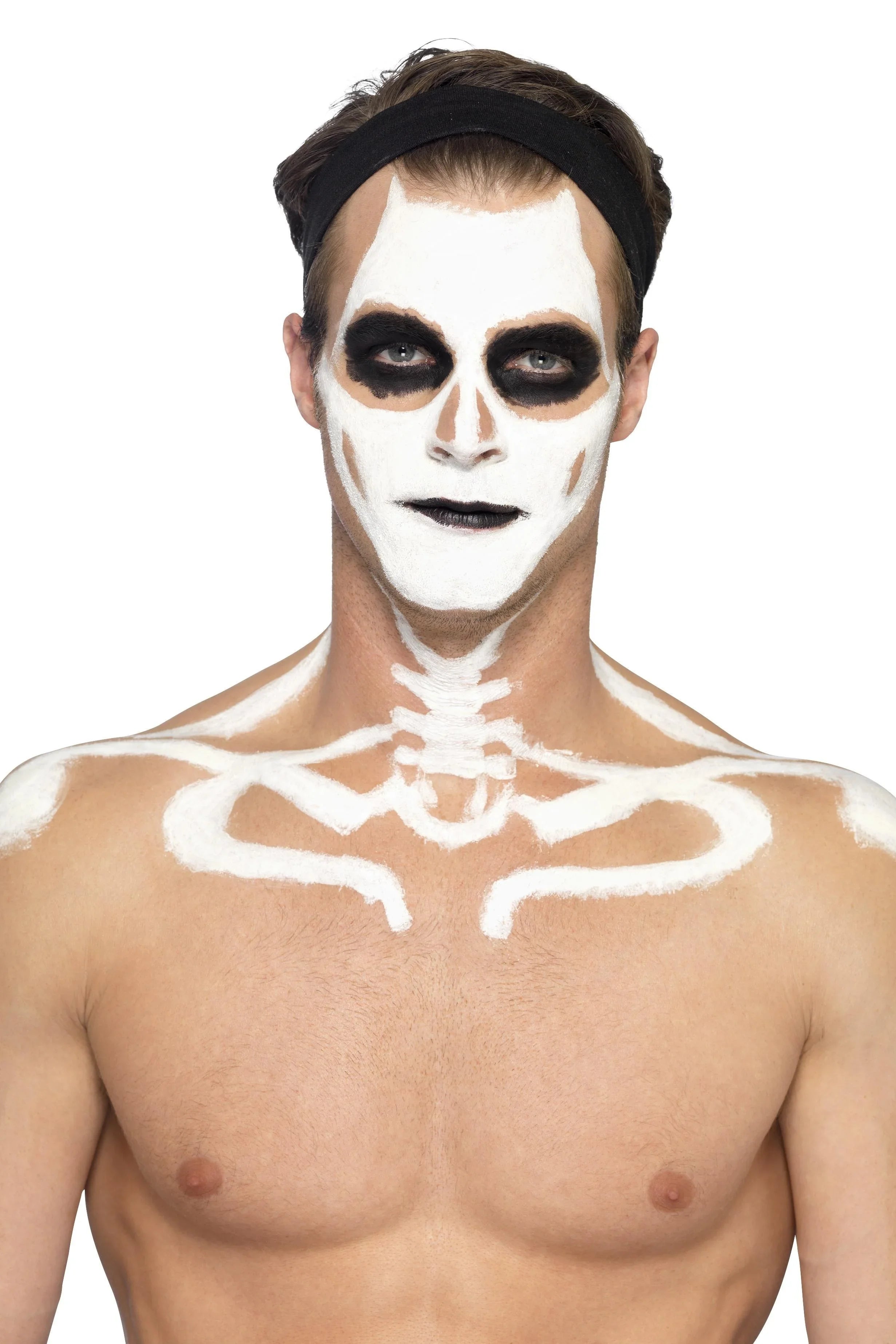 Kit de Maquillaje de Esqueleto con Látex Líquido Kits de Maquillaje Smiffys