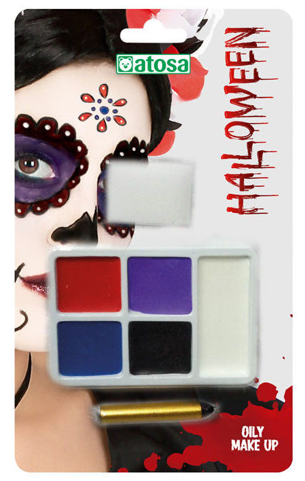 Set de Maquillaje de Catrina Halloween Kits de Maquillaje Atosa