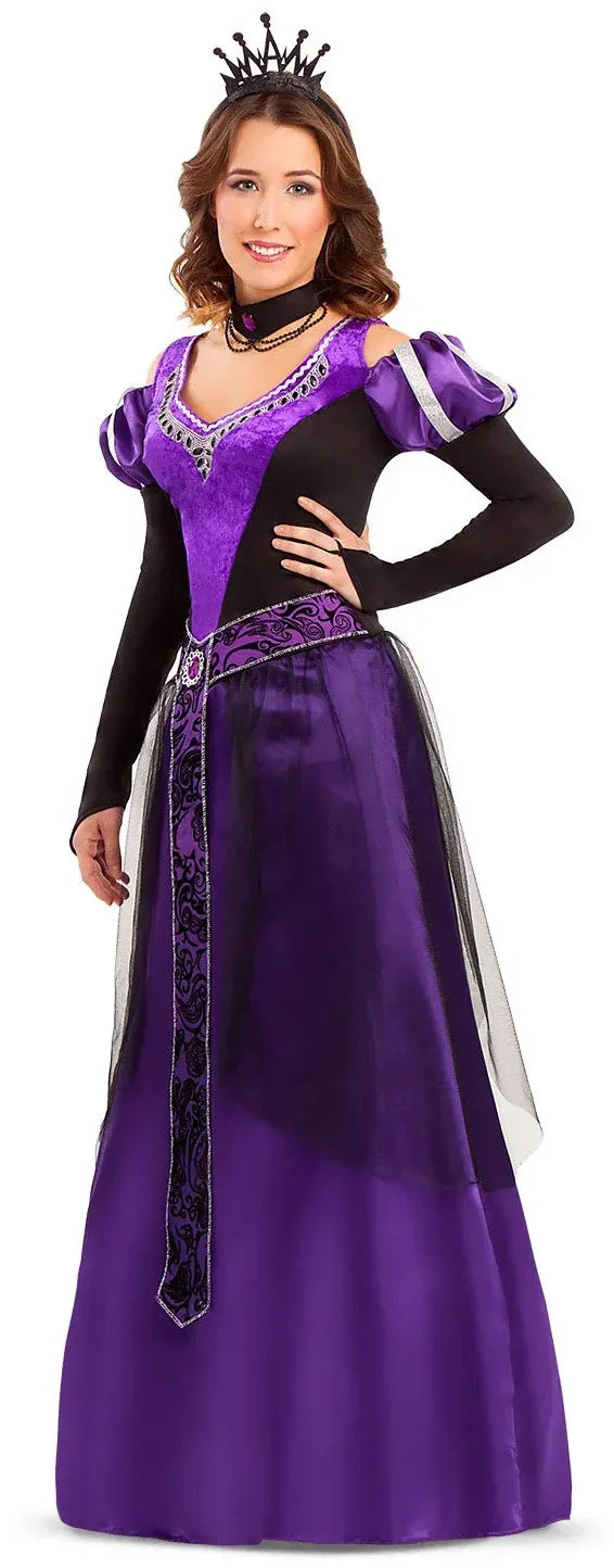 Disfraz de Princesa Medieval Morada para Mujer Medieval Viving