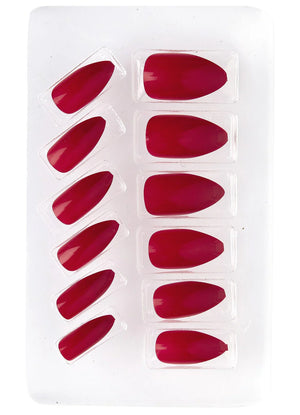 Uñas Postizas Rojas con Punta | Comprar Online | Envío en 24h