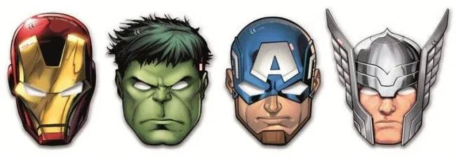 Máscaras de Los Vengadores Máscaras de Superhéroes Liragram