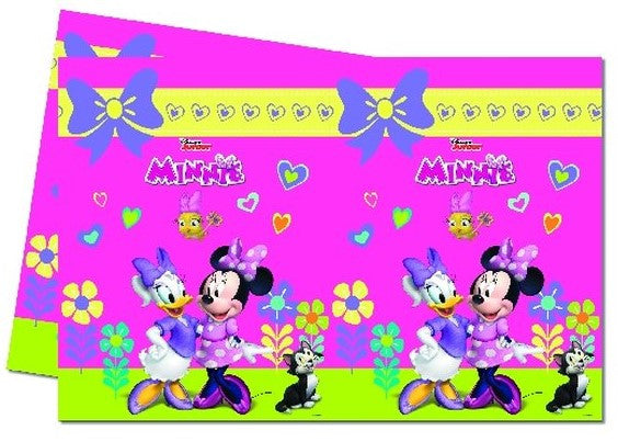 Mantel de Minnie Mouse Rosa y Daisy Duck de 120x180cm Decoración y Menaje de Dibujos Animados Liragram