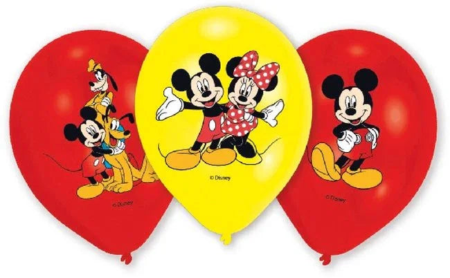 Pack de 6 Globos de Mickey Mouse y sus Amigos Globos Liragram