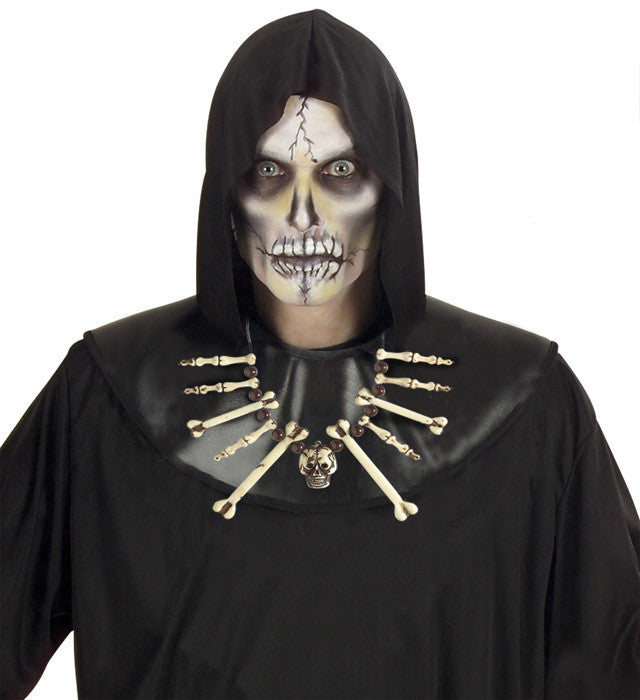 Collar con Huesos y Calavera Complementos Trogloditas y Cavernícolas Widmann