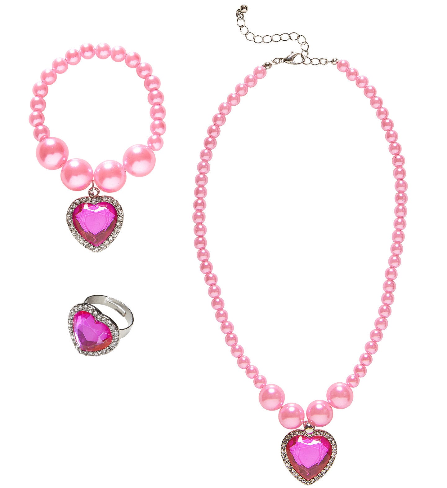 Collar, Pulsera y Anillo de Princesa para Niña Complementos Princesas Widmann