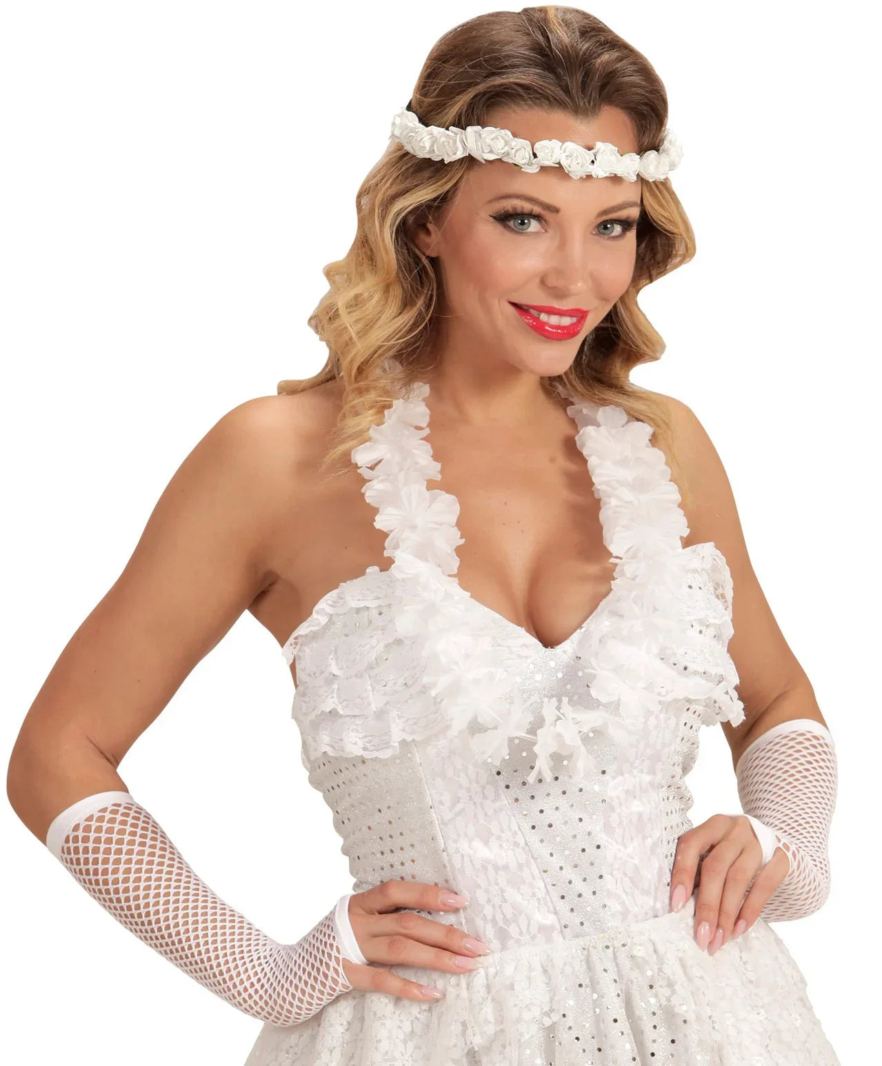 Diadema de Flores Blancas Diademas de Flores Widmann