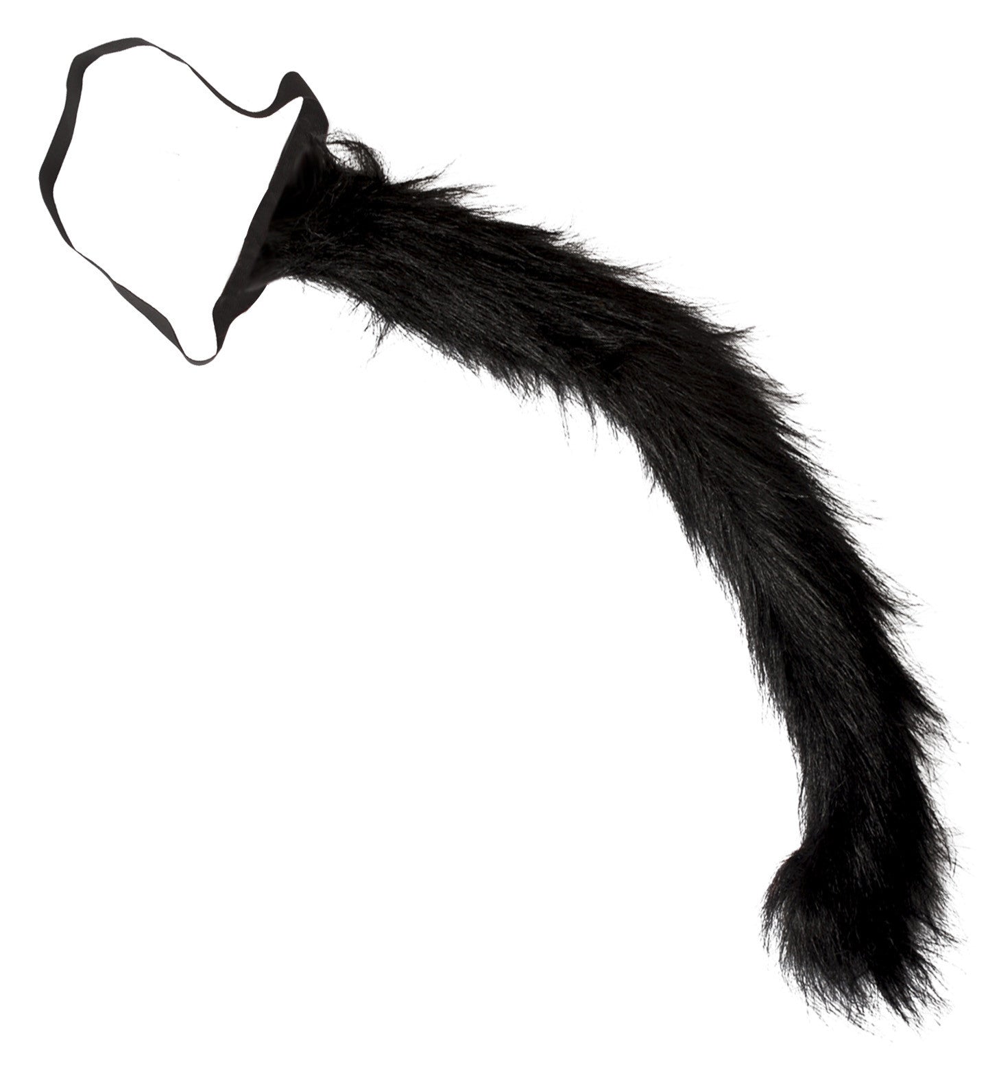Cola de Gato Negra de Peluche Moldeable Complementos de Animales Widmann