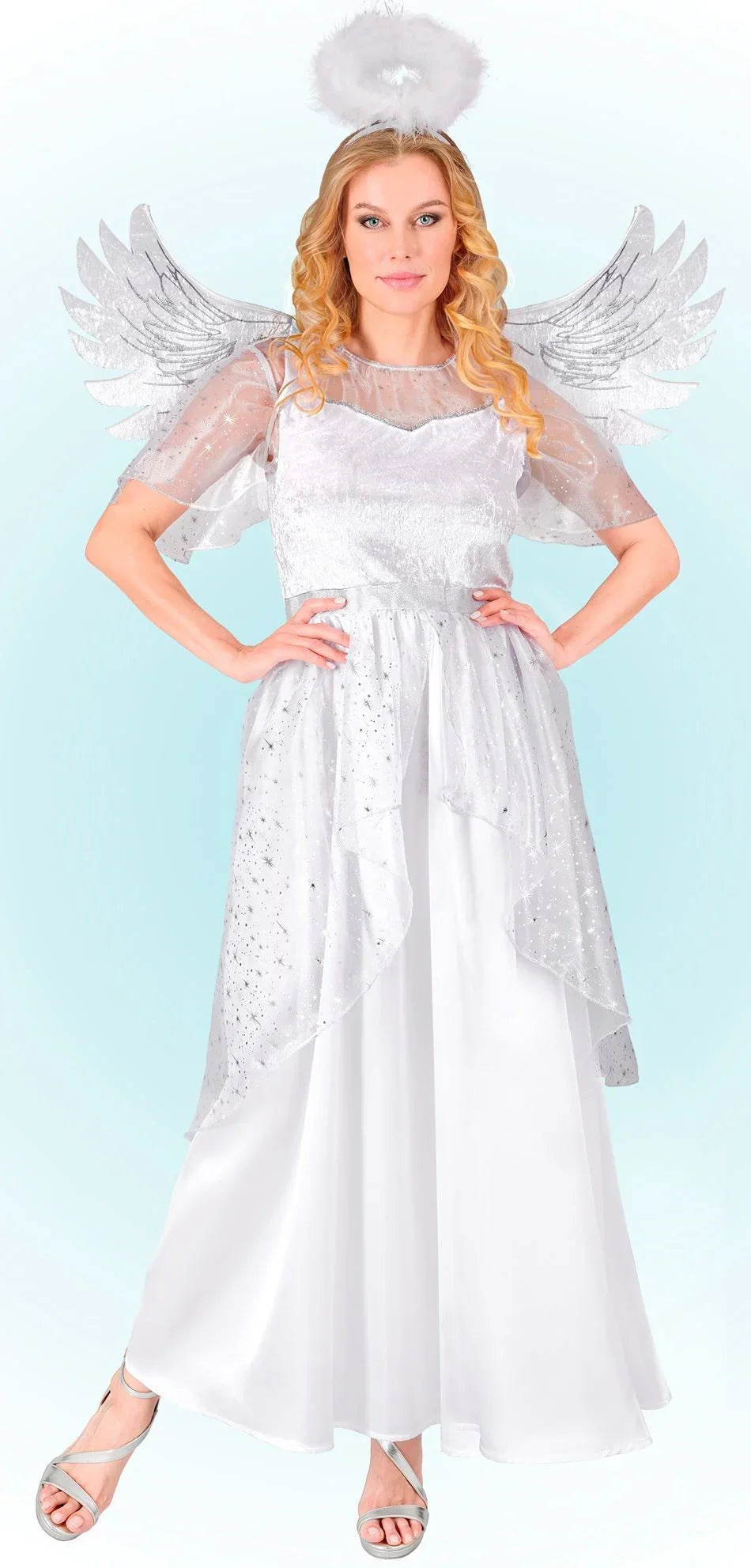 Disfraz de Ángel del Cielo para Mujer Ángeles Widmann