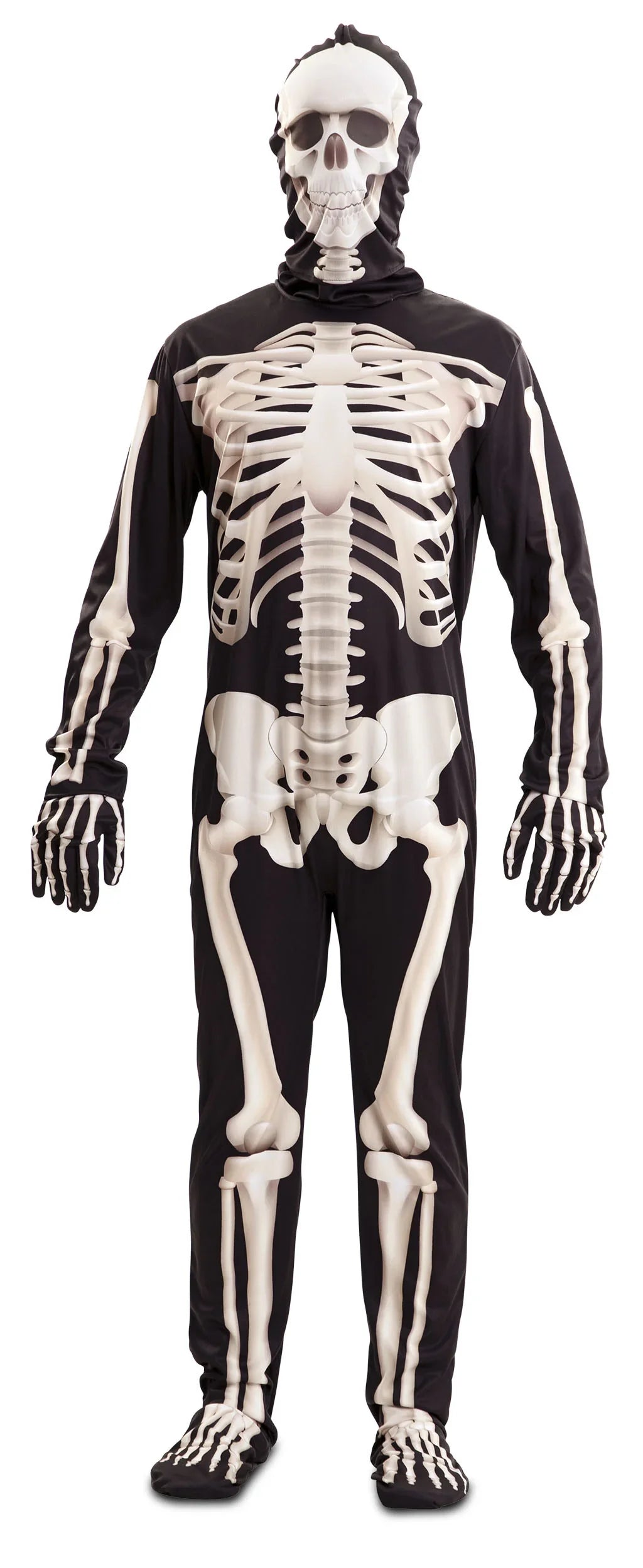 Disfraz de Esqueleto Realista para Hombre Esqueletos EuroCarnavales