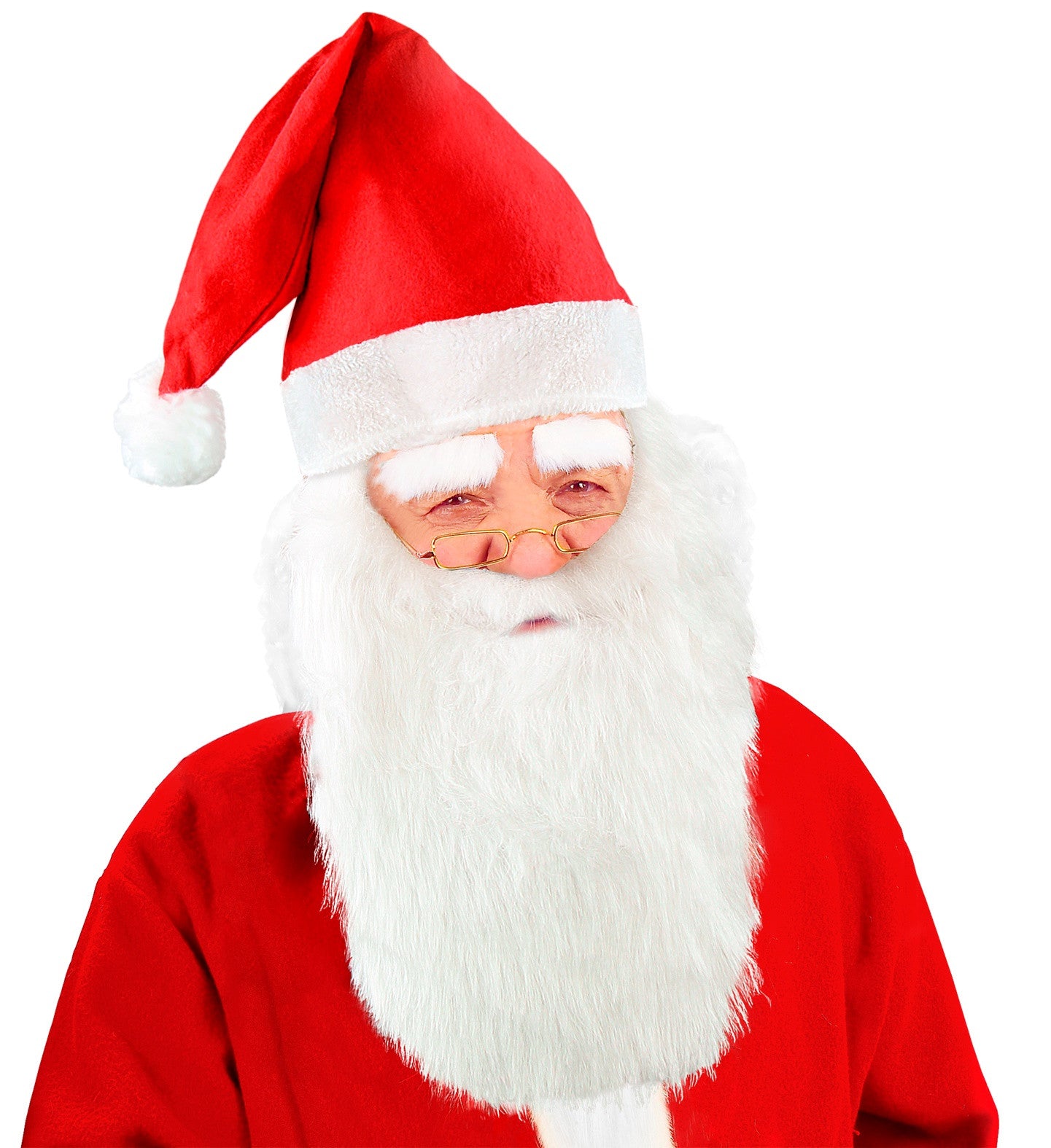 Gorro de Santa con Barba Navidad Widmann