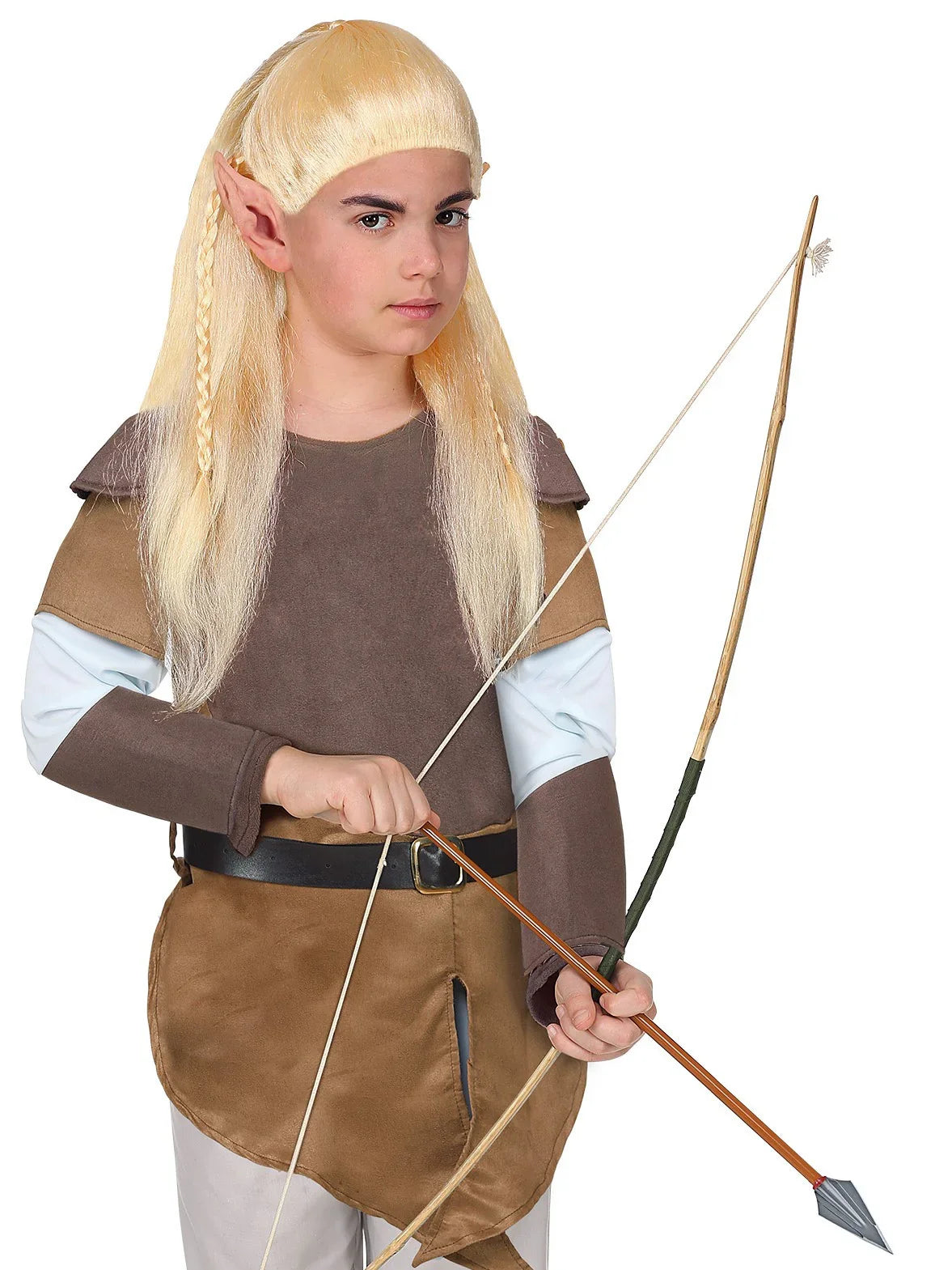 Peluca de Elfo Légolas Rubia con Trenzas Infantil Pelucas Infantiles Widmann