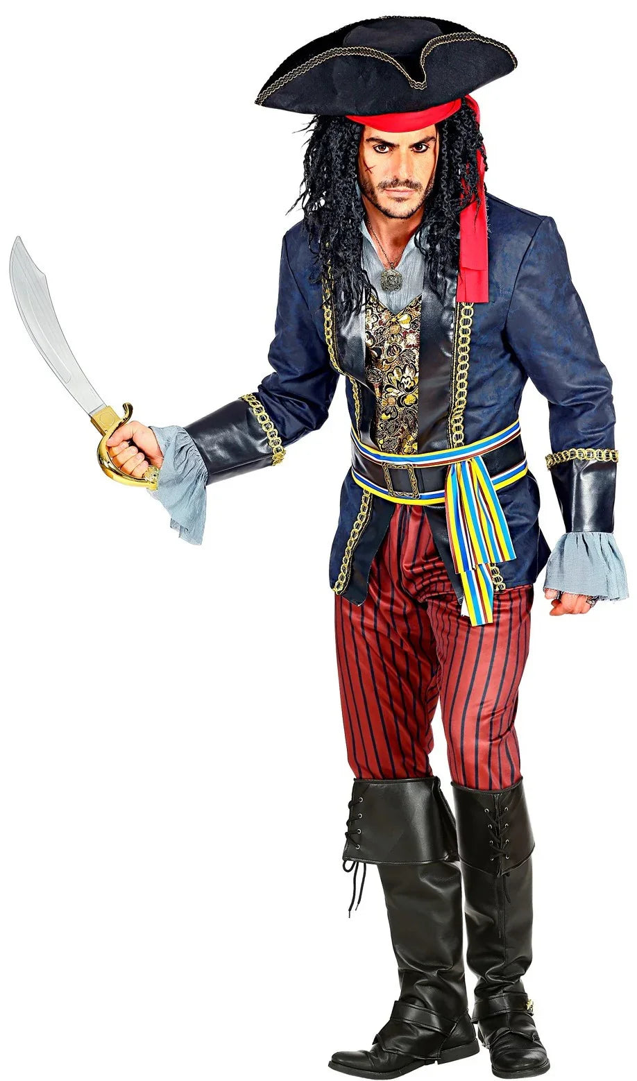 Cubrebotas Negros de Pirata COMPLEMENTOS Widmann