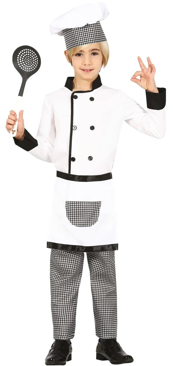 Disfraz de Cocinero Chef Elegante Infantil Cocineros Infantiles Guirca