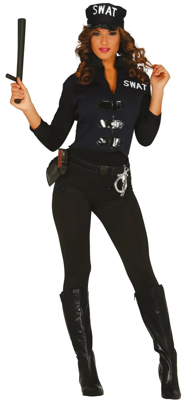 Disfraz de Policía SWAT para Mujer Policía Guirca