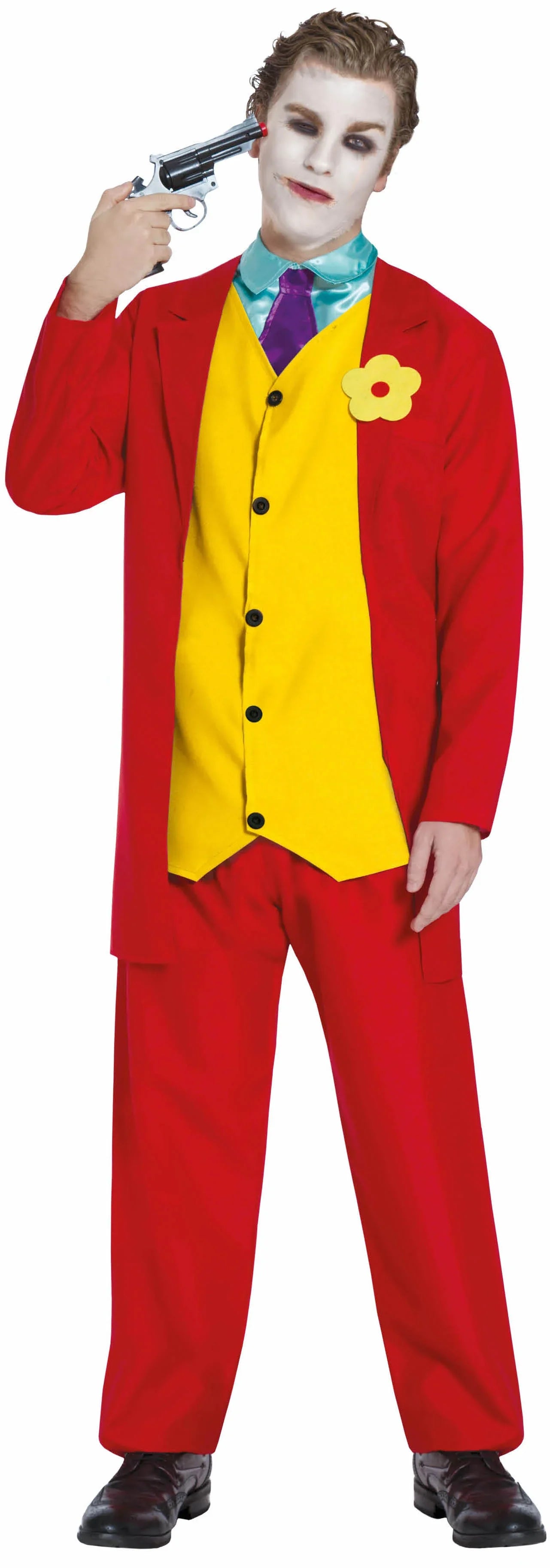 Disfraz de Joker Rojo para Adulto Joker Guirca