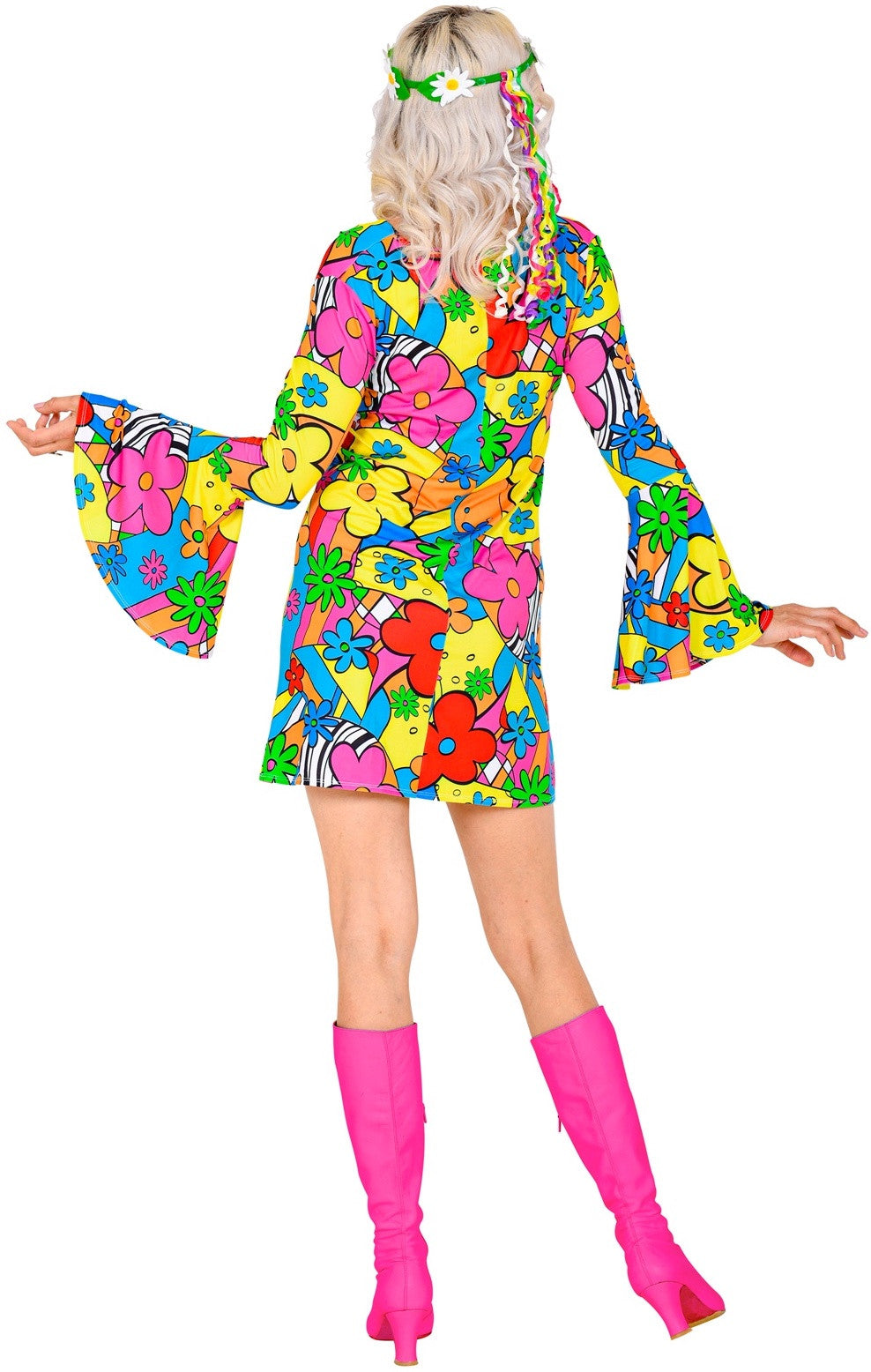 Disfraz Años 70 estilo Hippie para Mujer Años 60, 70 y 80 Widmann