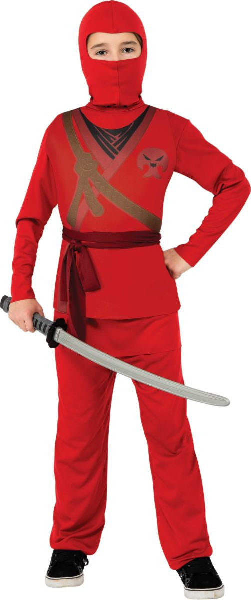 Disfraz de Ninja Rojo Infantil Ninjas Infantiles Rubies