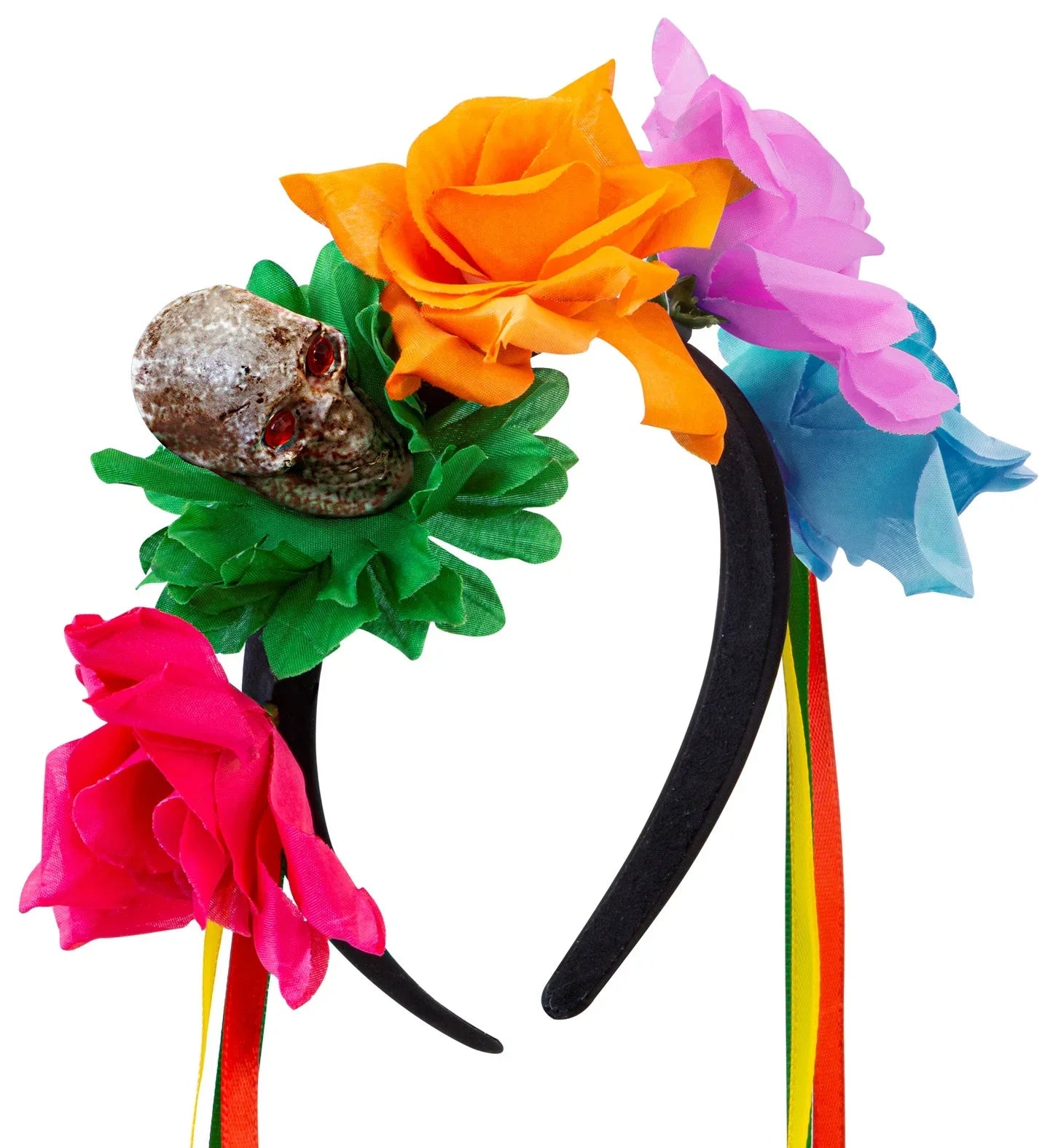 Diadema de Catrina con Rosas y Calavera Catrina Widmann